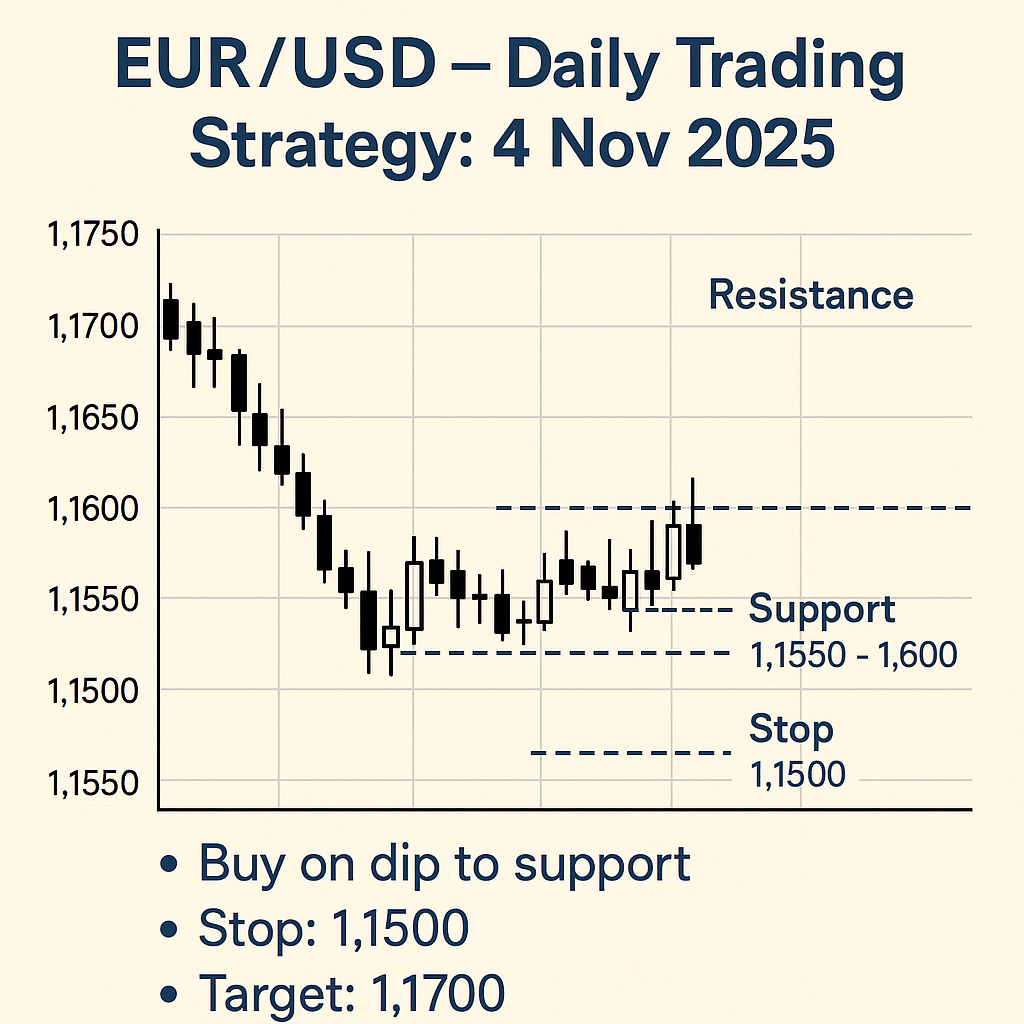 EUR/USD — Daily Trading Strategy: 4 Nov 2025