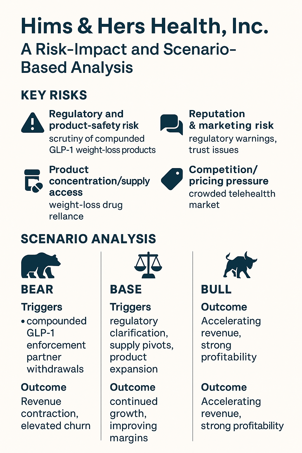 Should I trade Hims & Hers Health, Inc. or HIMS? A Risk-Impact and Scenario-Based Analysis