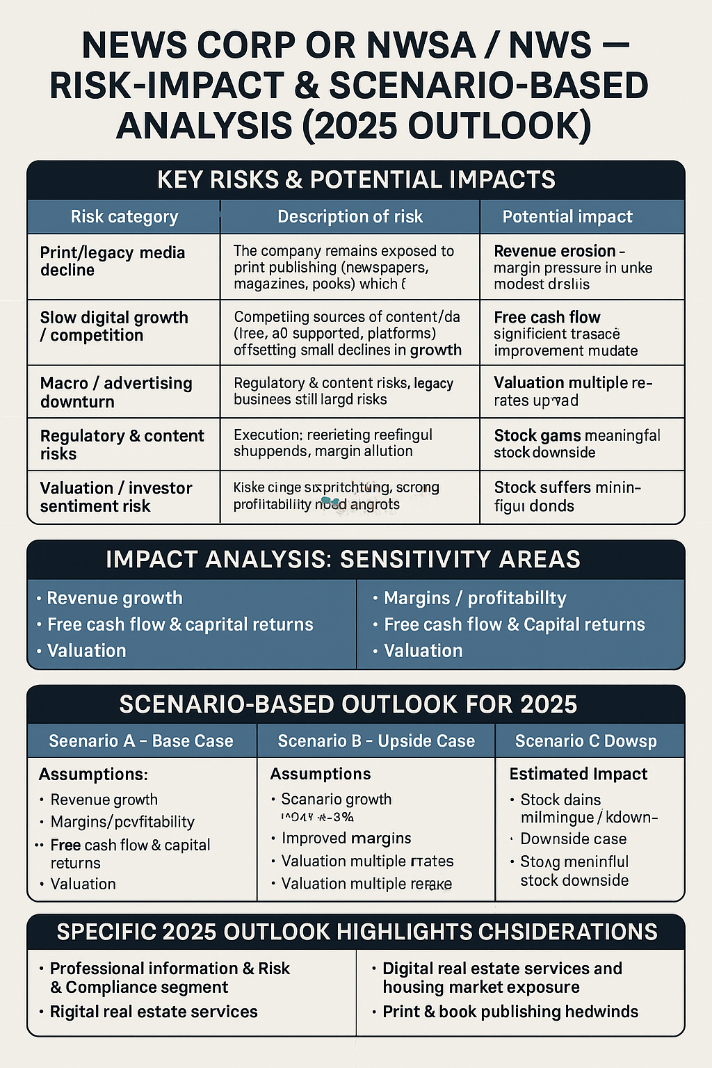 Should I trade News Corp or NWSA / NWS? A Risk-Impact and Scenario-Based Analysis